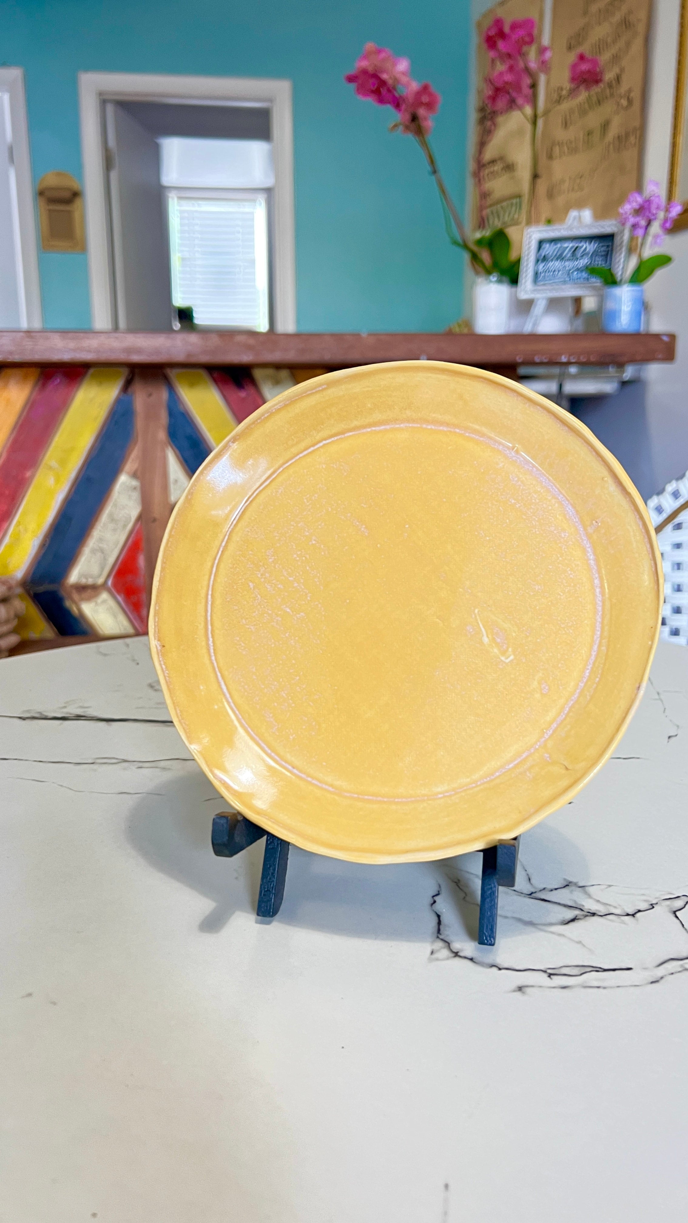 Banana Yellow Plate Sarah Glass Ceramics Banana Yellow Plate Sarah Glass Ceramics